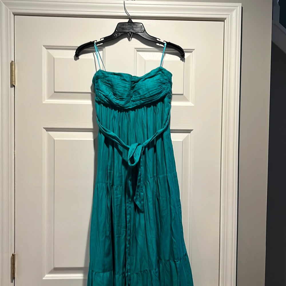 Turquoise maxi dress
